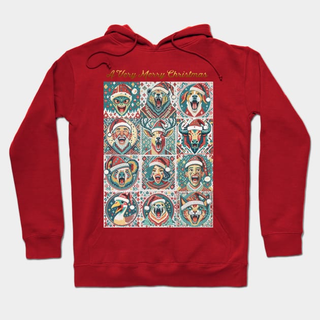 A very Merry Christmas Hoodie by Midcenturydave